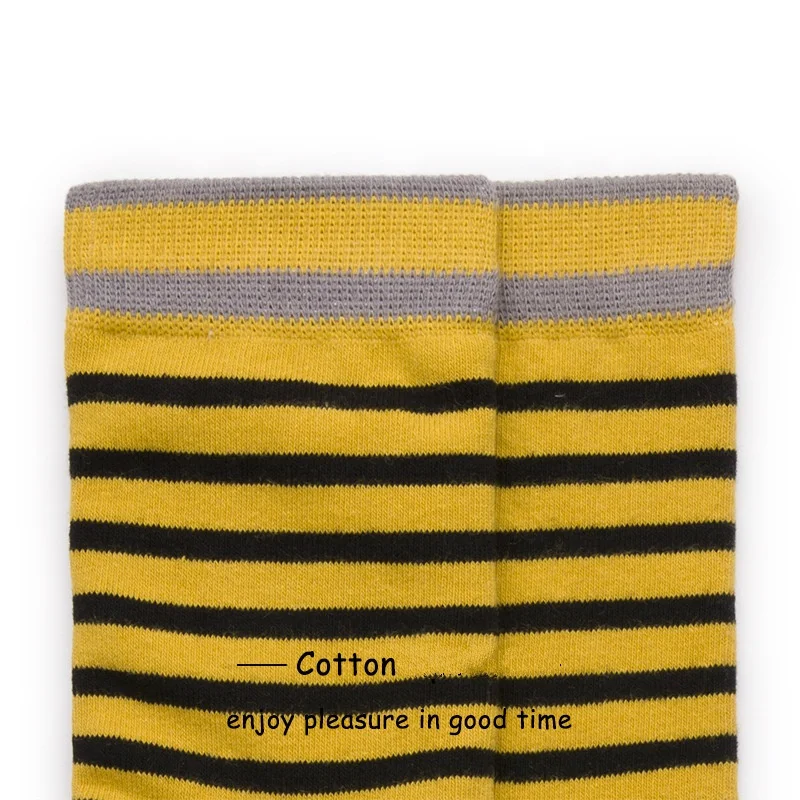 
France style cotton retro strip unisex fun slouch designer socks for women 