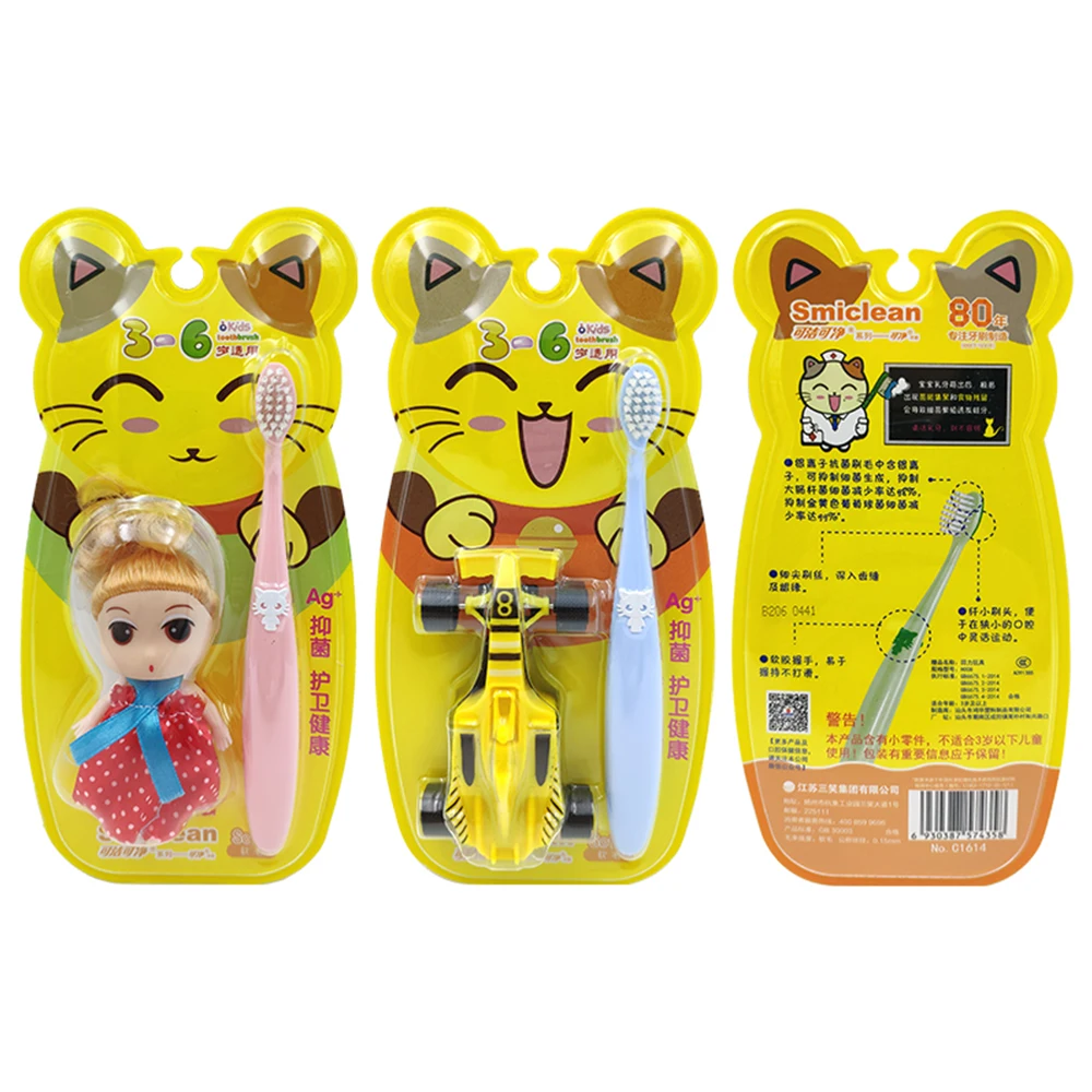Wholesale baby manual kids toothbrush silicone toothbrush