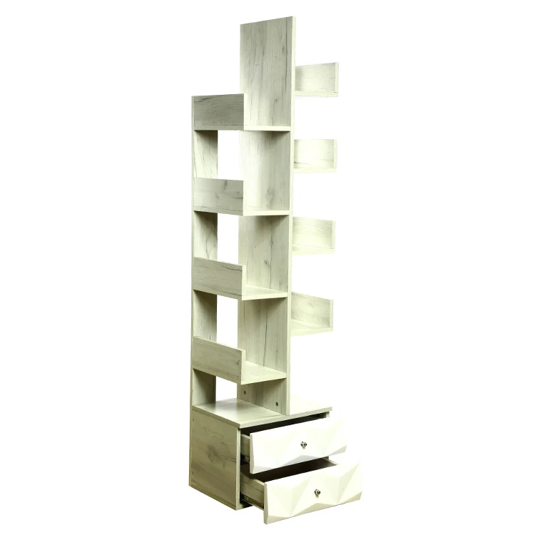 
Modern Wood Furniture decorative wooden library bookshelf 