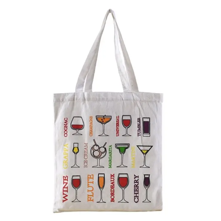 Promotional Cheap Eco Custom Canvas Cotton Shopping Bags with logo print