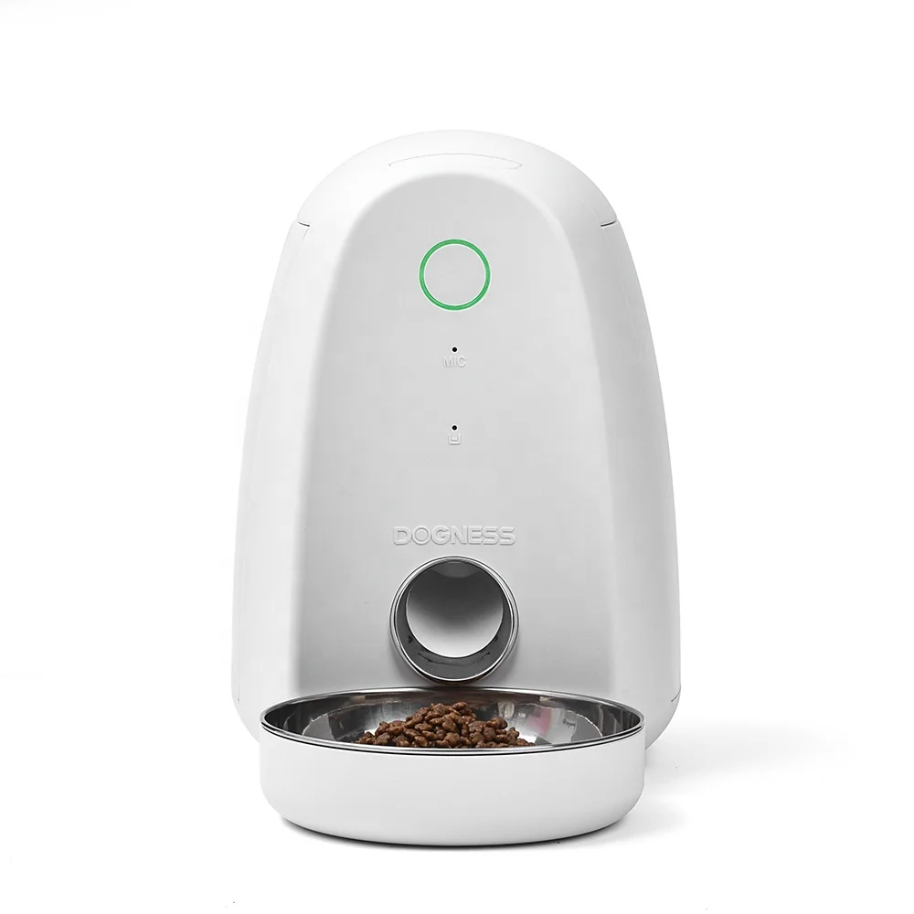 Dogness Amazon Top Seller Smart Automatic Pet Feeder Pet Feeding Food Container Pet Bowl Feeder with Camera with Control Timer