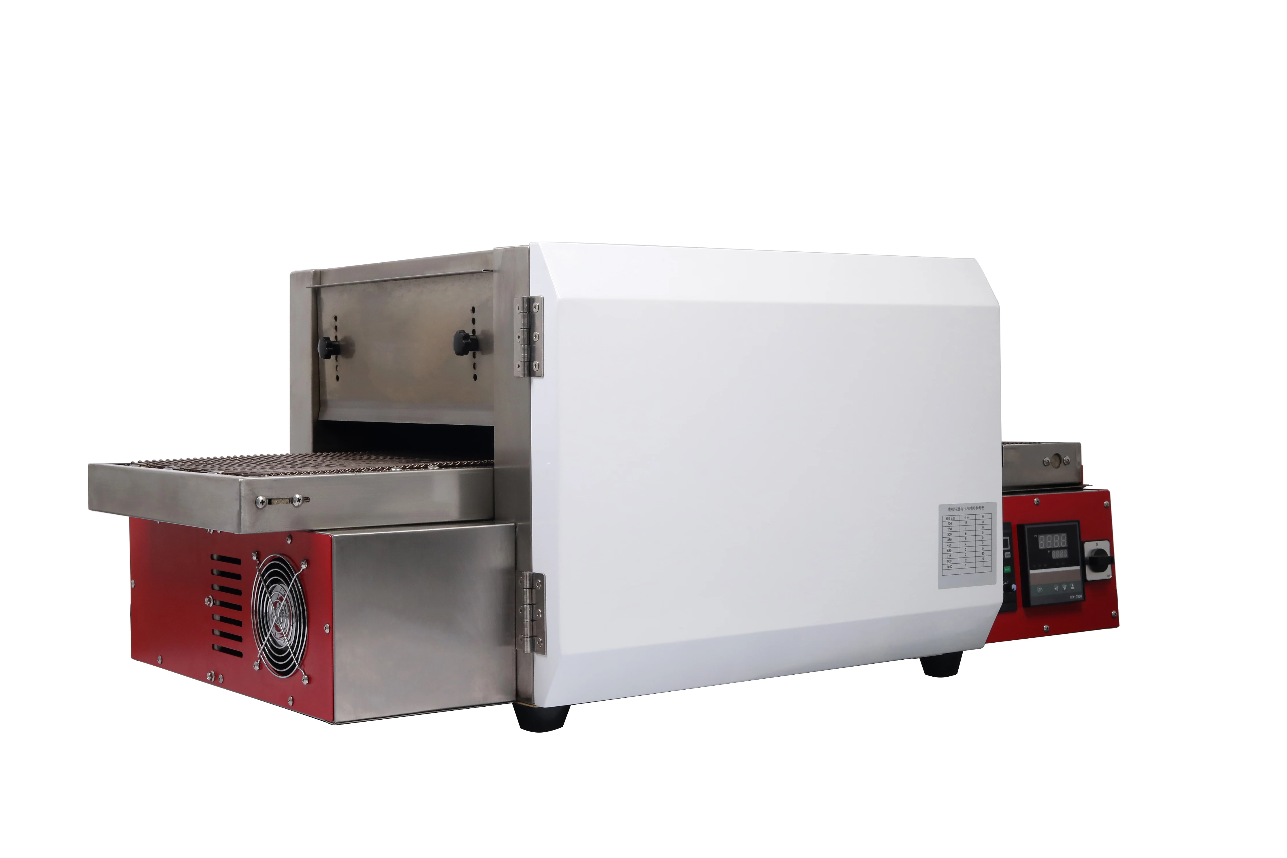 Electric conveyor pizza oven for 15x20 inch Counter top Chain Oven