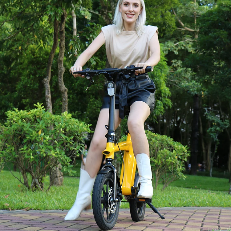 eu warehouse vicicleta electrica 250w 400w fashion e-bike 14 inch electric bike city ebike e cycle bici elettrica 36v 48v