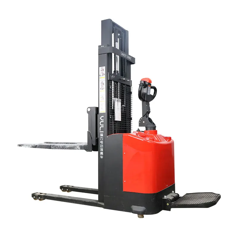 1.5Ton 3Meter Electric Battery Rider Stacker with EPS System