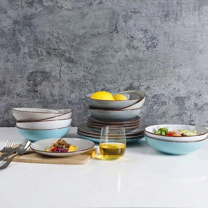 Производитель столовой посуды, набор посуды из пшеничной соломы, наборы посуды Walmart