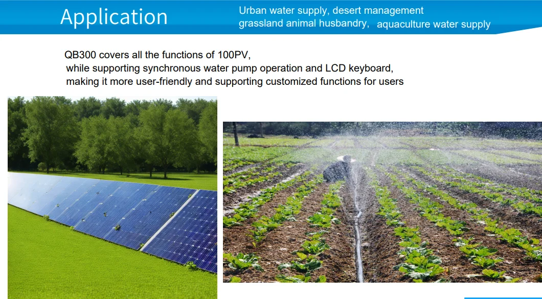 Solar Water Pump Supply 7.5kw 11kw 15kw  solar pump inverter solar pump vfd 220V single phase for agricultural irrigation