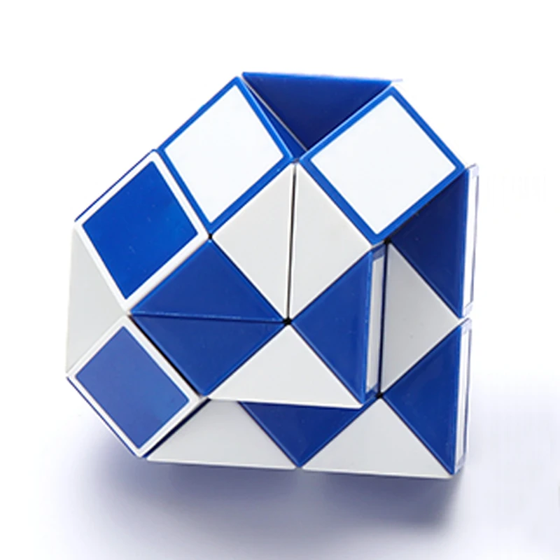24 wedges large size Fidget Snake cube twist puzzle toys magic Sensory toys  Brain Teaser puzzle Games fidgets interactive toys