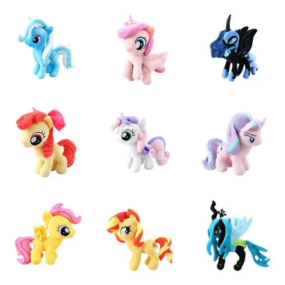 Little Pony Plush Toys animal soft plush cute stuffed Little Pony plush toys