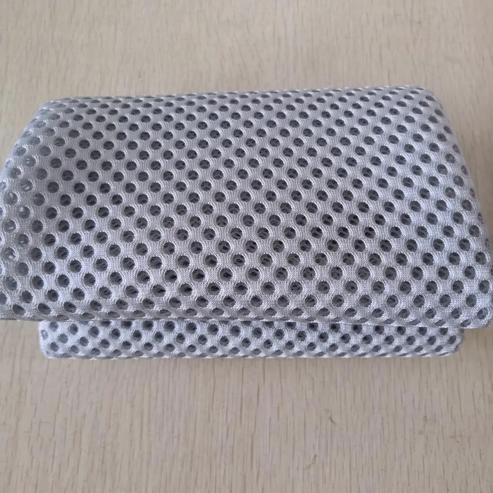 China textile 100%  polyester sandwich air mesh fabric warp knit fabric for shoes bag etc