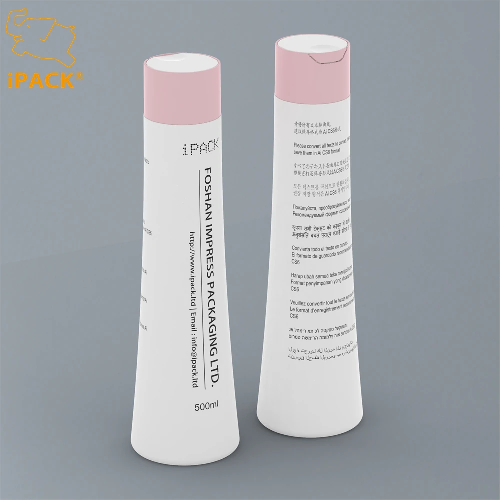 china factory wholesale price shampoo pet bottle 500 ml empty luxury shampoo bottles