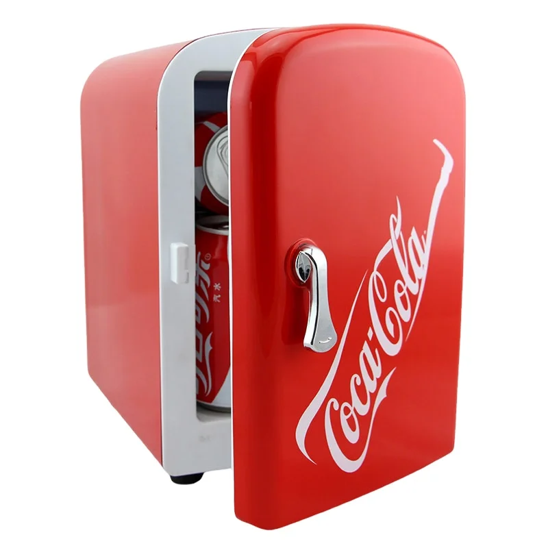 4L mini cooler fridge custom refrigerator 4 liters car mini heating and cooling  mini fridge 12V AC DC refrigerator