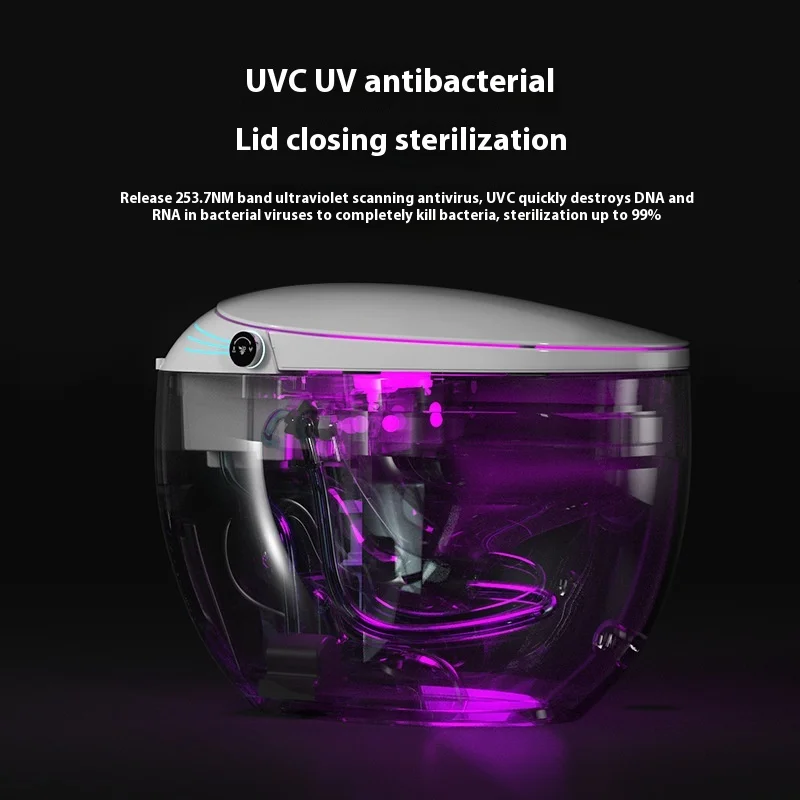 Smart Household All-In-One Voice Control Floor Mounted Foam Egg-Shaped Automatic Fully-Automatic Sterilization Instant Elongated
