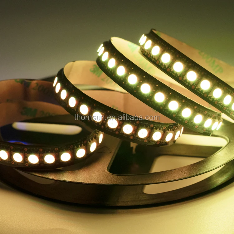 Оптовая продажа светодиодная Пиксельная лента smd5050 ws2812 144 rgb Адресуемая Светодиодная ws2812b