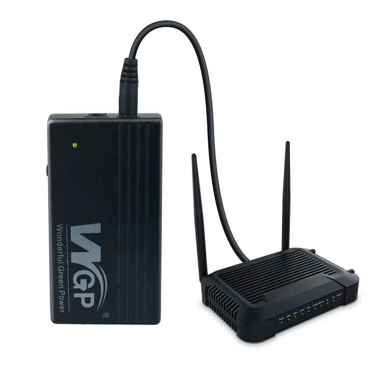 WGP 12V 2A DC UPS Modem Camera 12volt 12 V 12-2a Battery Backup Power Supply Mini UPS for WiFi Router