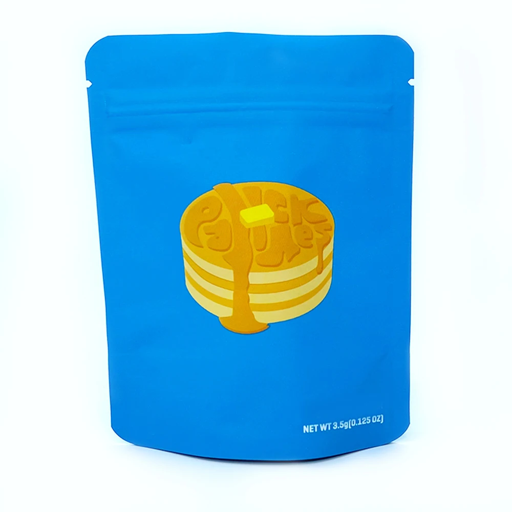 
HEMPACKA Wholesale Smell Proof Soft Touch 3.5 gram Mylar Weed Packing Bags 