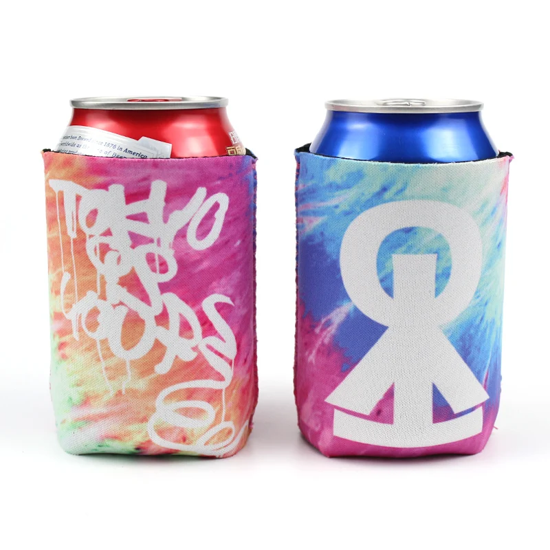 Custom large beer can cooler neoprene bottle insulated sleeve