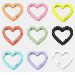 YYX custom heart small locking key carabiner clip climbing snap hook