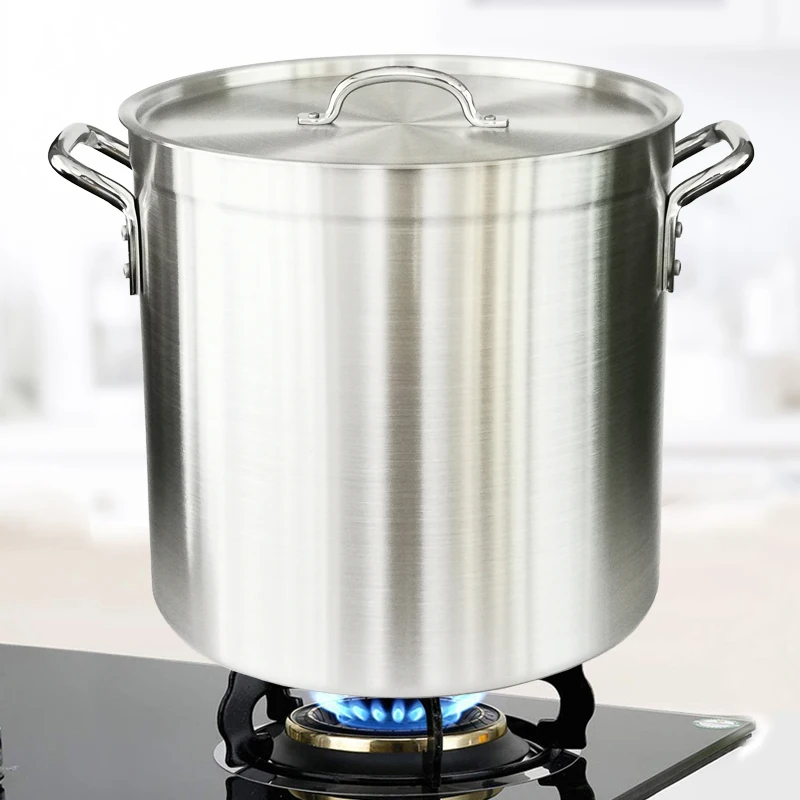 Commercial Standard Size Stainless Steel Cooking Pot Kitchen Stainless Steel Stock Pot
