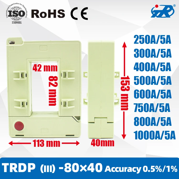 Residual Cast Resin Nanocrystalline Split Core Zero-phase AC Current Transducer Mutual DC Current Transformer