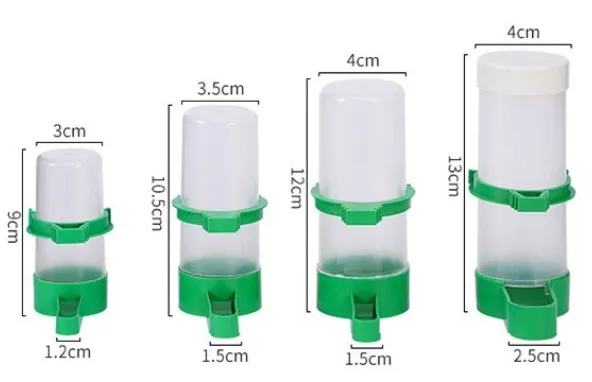Automatic Bird Water Dispenser Feeder Drinker Waterer for Pigeon Cage Bird Water Feeder Bottles Bird Drinker Container