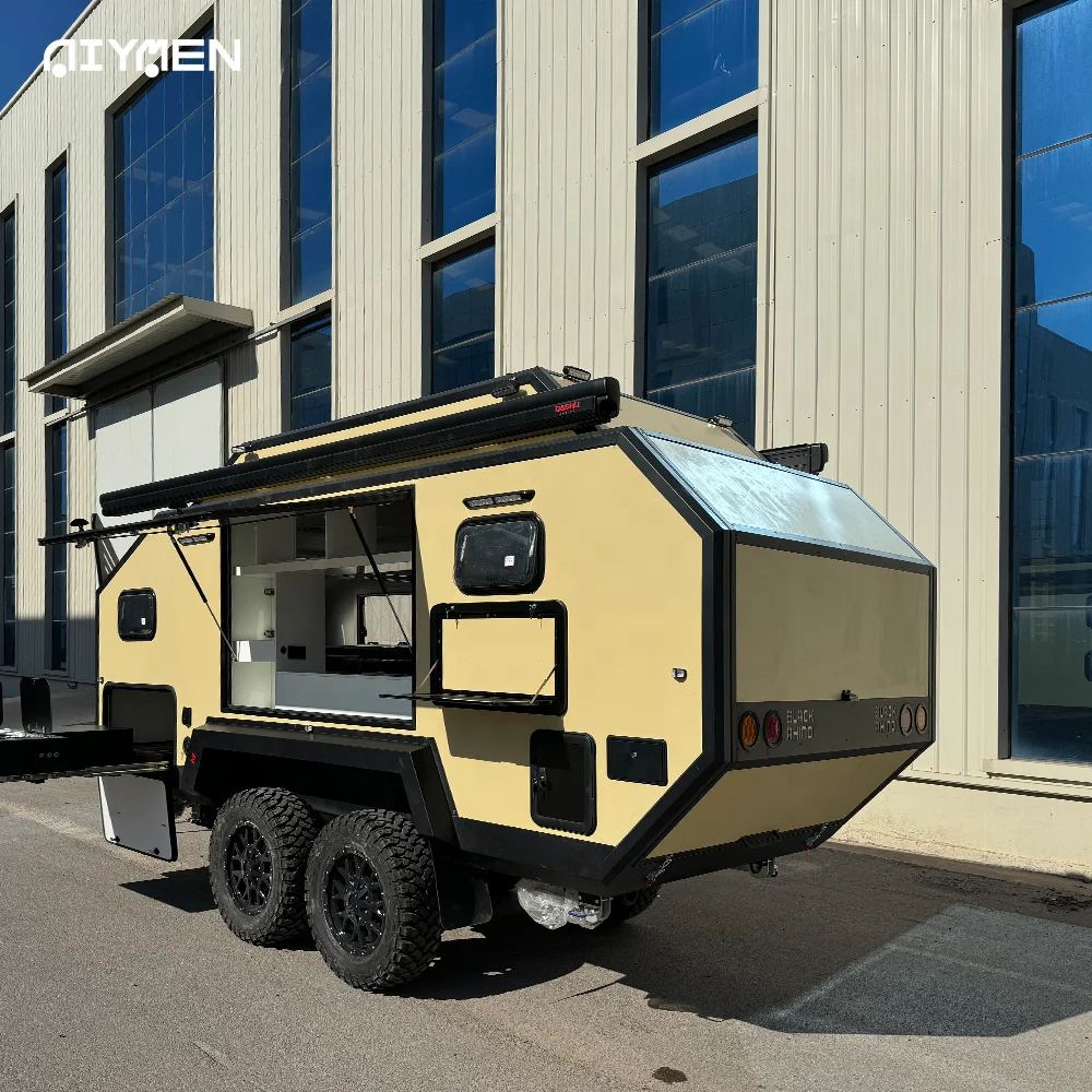 Китайский рекреационный Автомобиль RV Campervan туристические прицепы буксируемые кемпинг роскошный фургон из стекловолокна