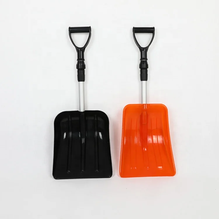 Lightweight Emergency Car Snow Shovel with D-Grip and Durable Aluminum Handle