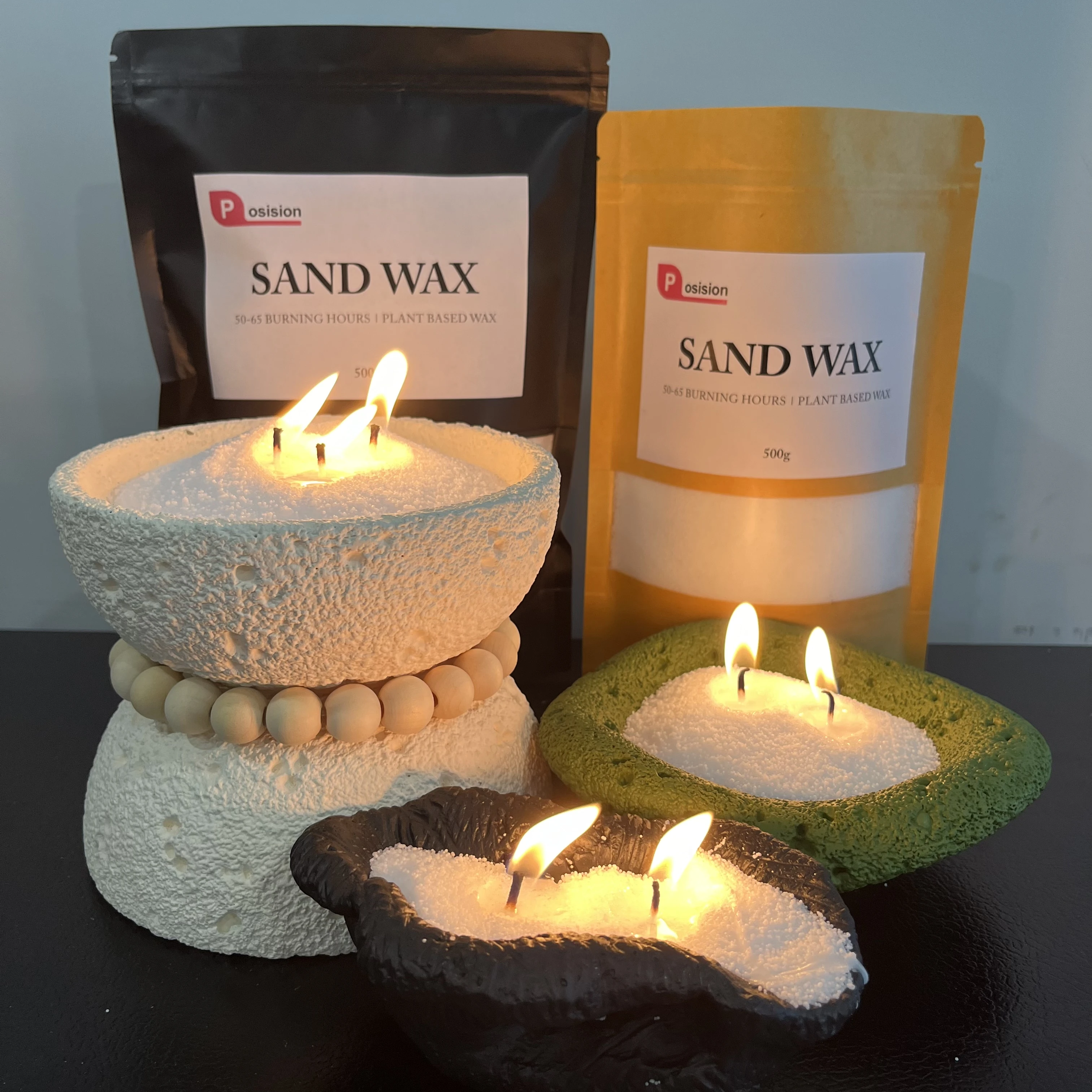 Best-Selling Natural Pearled Wax Colorful Decorative Sand Candle Wax USA Hot Selling Sand Color Wax for Proposal Wedding