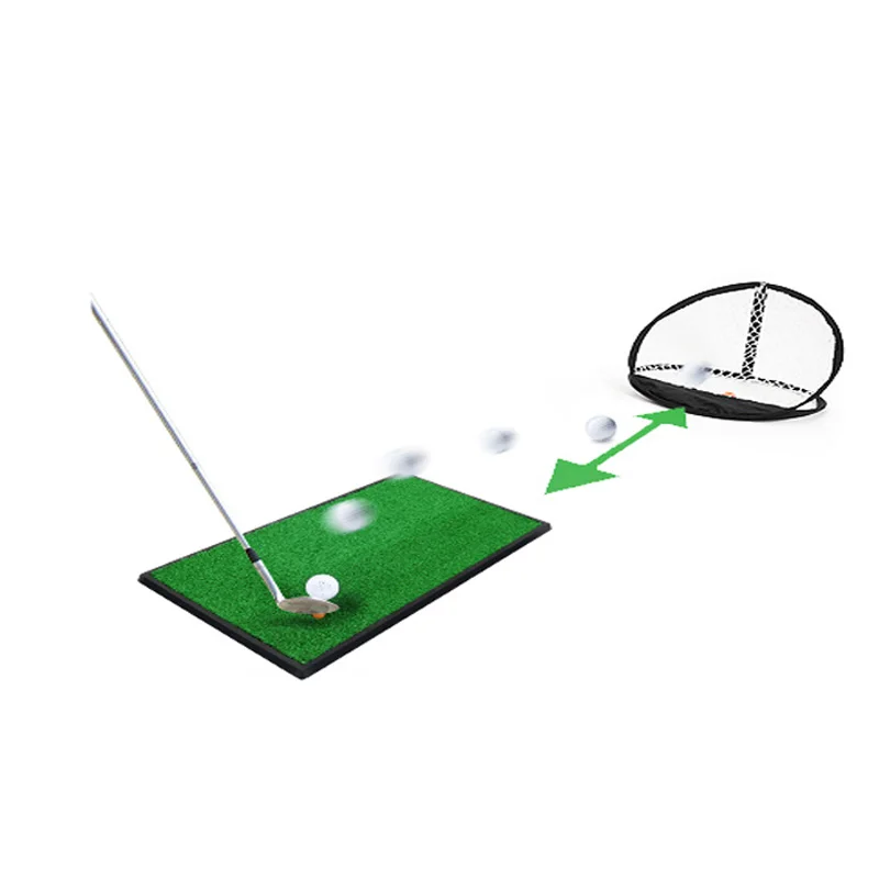 MIni Golf Practice Tri-Turf Rubber Green Golf Grass Mat Driving Range Golf Hitting Mat