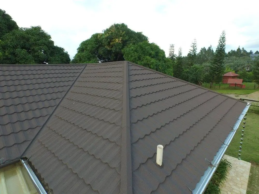 2024 India Colorful Sangobuild Stone Coated Metal Roof Tile Direct Sale Colugated Iron Sheet Stone Coated Aluminium Roofing