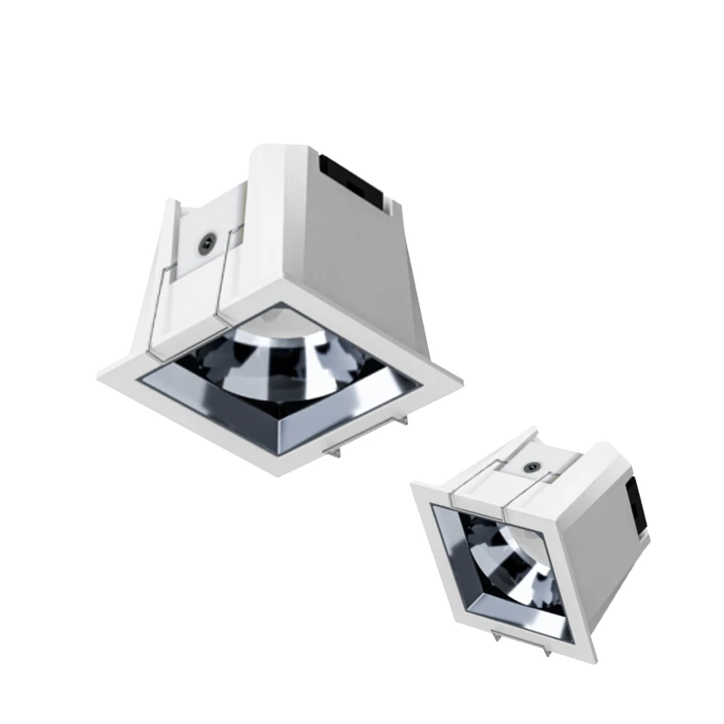 Hotel Projects 12W Dimmable COB LED Ceiling Light Anti-Glare Dali Protocol Trimless Rimless Recessed Downlight Indoor Lighting