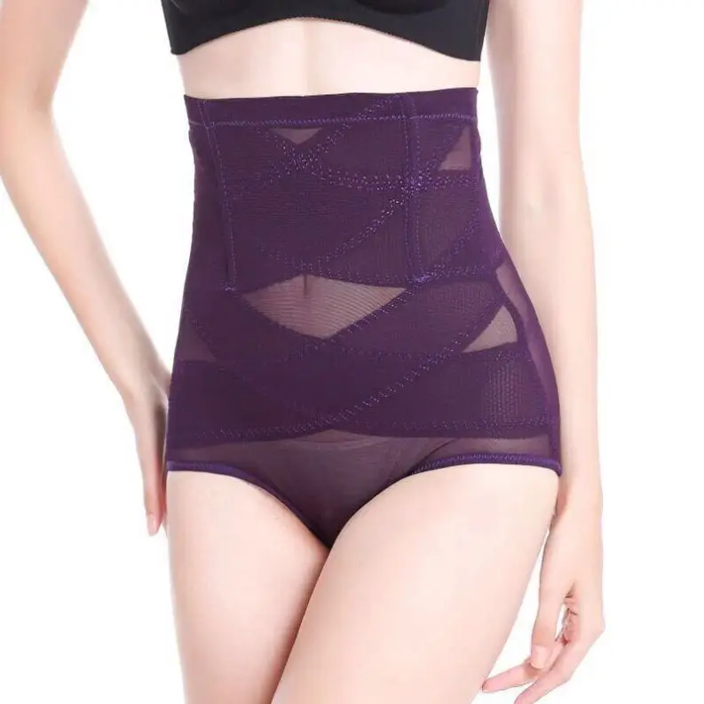 Custom High Waist Body Shaper Waist Trainer Women Nylon Fabric Padded Butt Lifter Panty Faja Shapewear