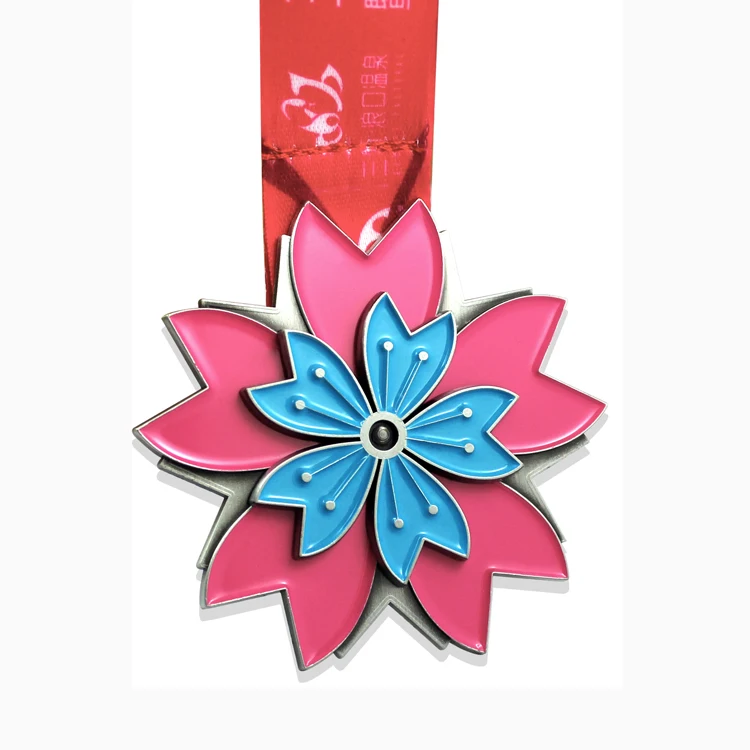 High quality custom marathon medal metal medal 3D sport running medal professional producer