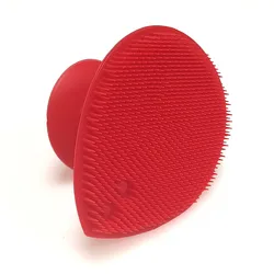 Portable Fashionable Mini Scrub Round Finger-cot Face Scrubber Wash Mini Silicone Facial Cleanser Cleansing Brush