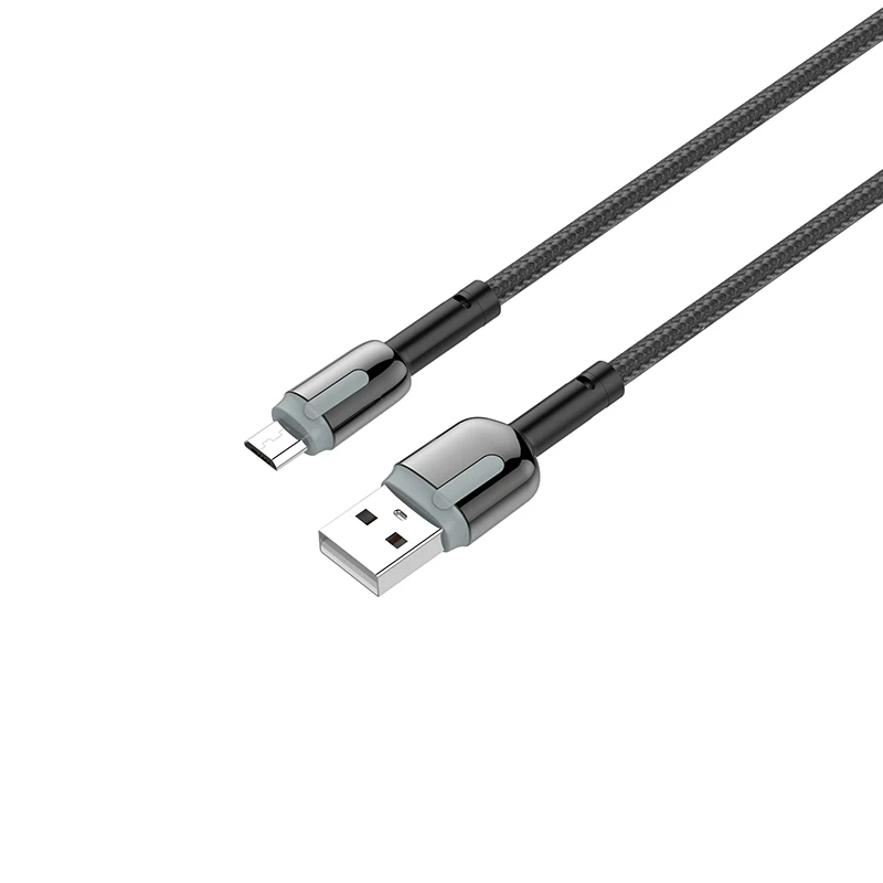LDNIO Wholesale Charging Cable LS592 Nylon Braided Aluminum Alloy USB Cable Mobile Phone Fast Charging USB Data Cable Type C