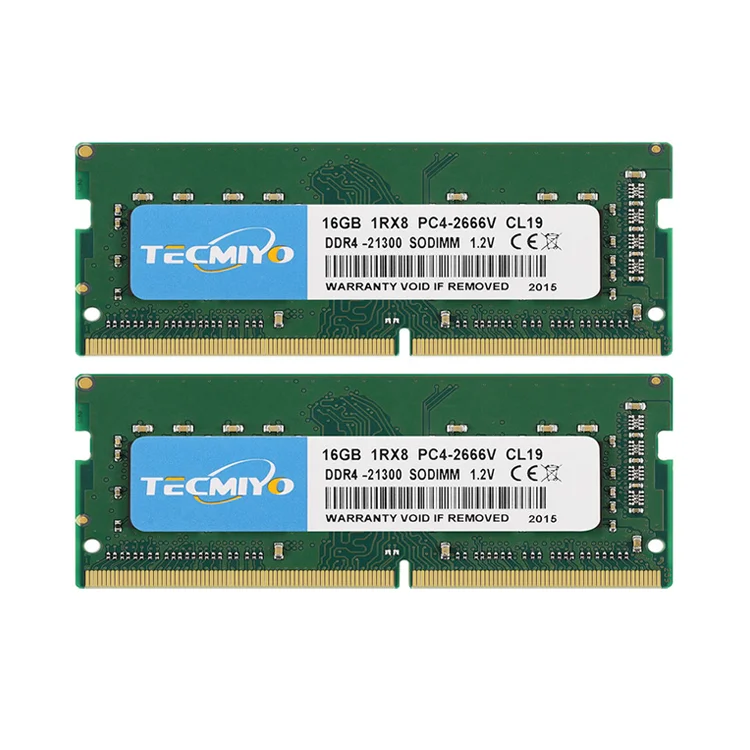 TECMIYO DDR4 16GB Laptop RAM 2666MHz SODIMM PC4 Non ECC Unbuffered