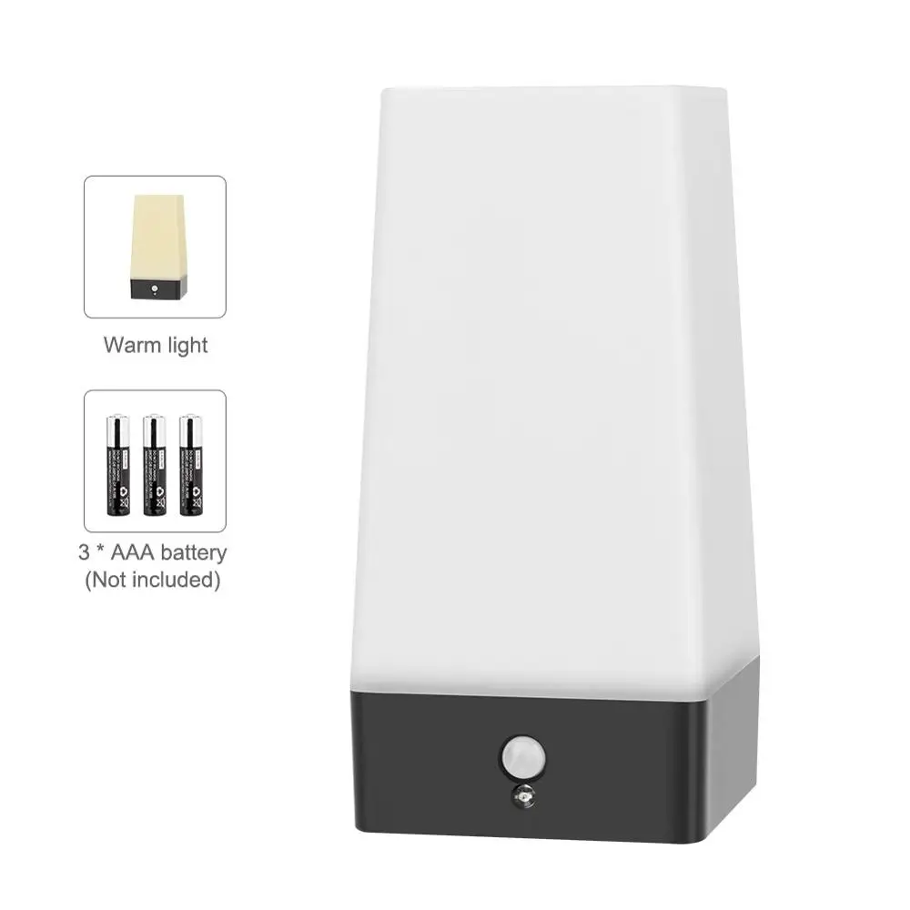 
 Светодиодный ночник Ningbo Goldmore на батарейках, 3 режима, беспроводной светодиодный светильник с пассивным ИК датчиком движения, настольная лампа для спальни, гостиной  