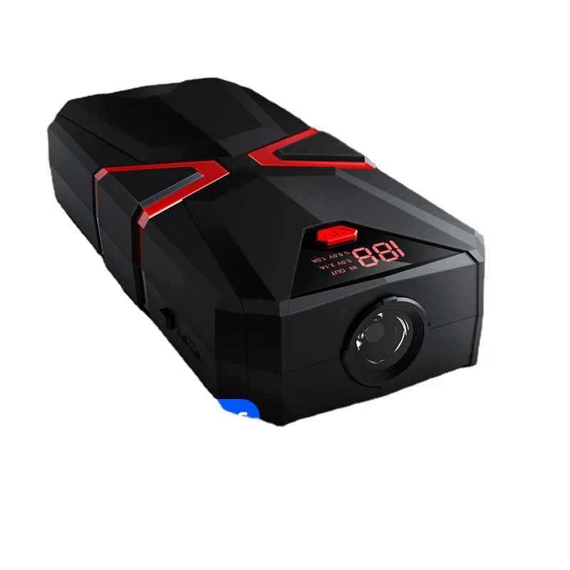 IWEWAVAN Power Bank, 5V 2.1A Portable USB Charger Power Bank Case For Most Phones Boost 1200 Amp 12V Jump Starter, Car Battery