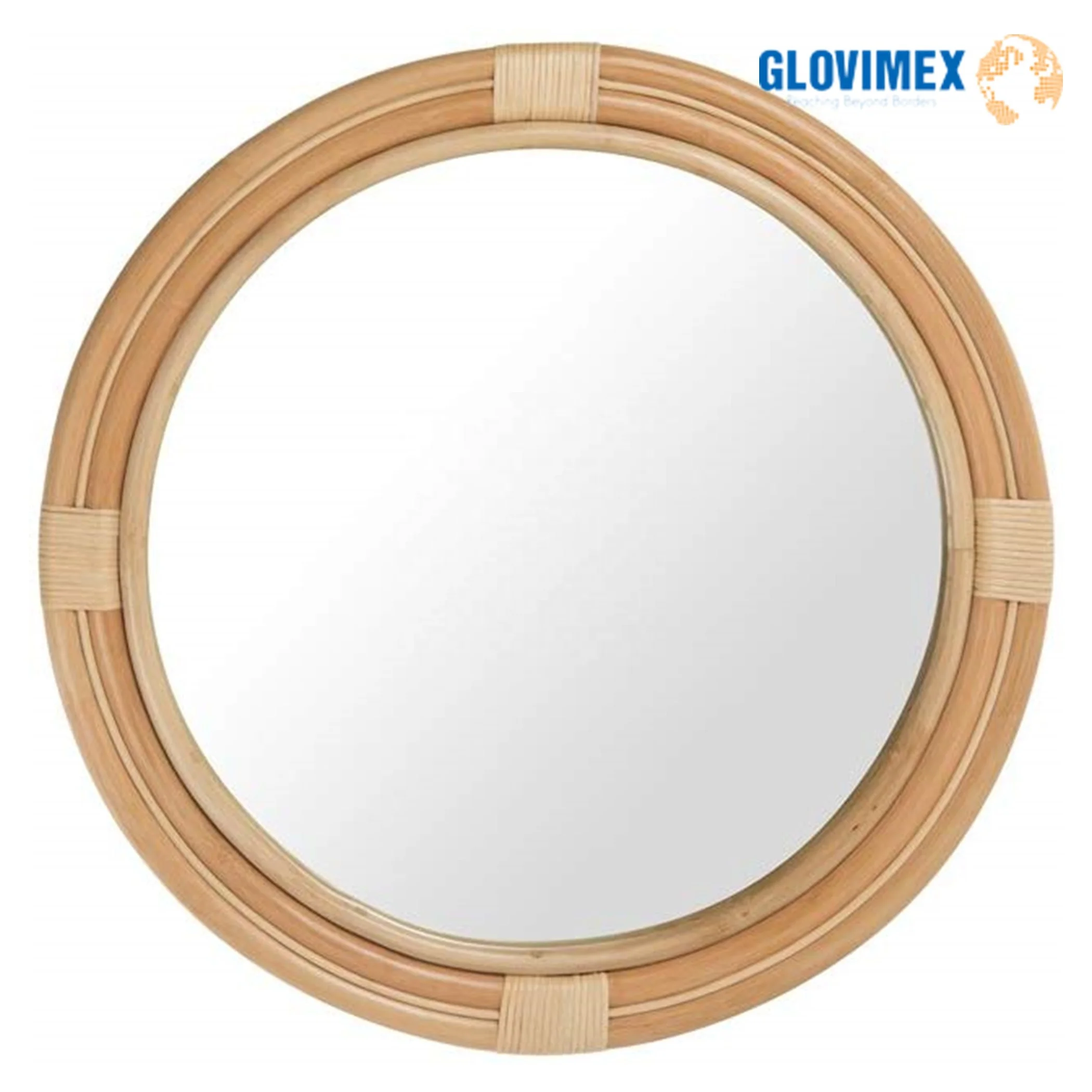 Hot Sale Adorable  Koubo  Nautical Decorative Wall Mirror in Rattan And Natural Color