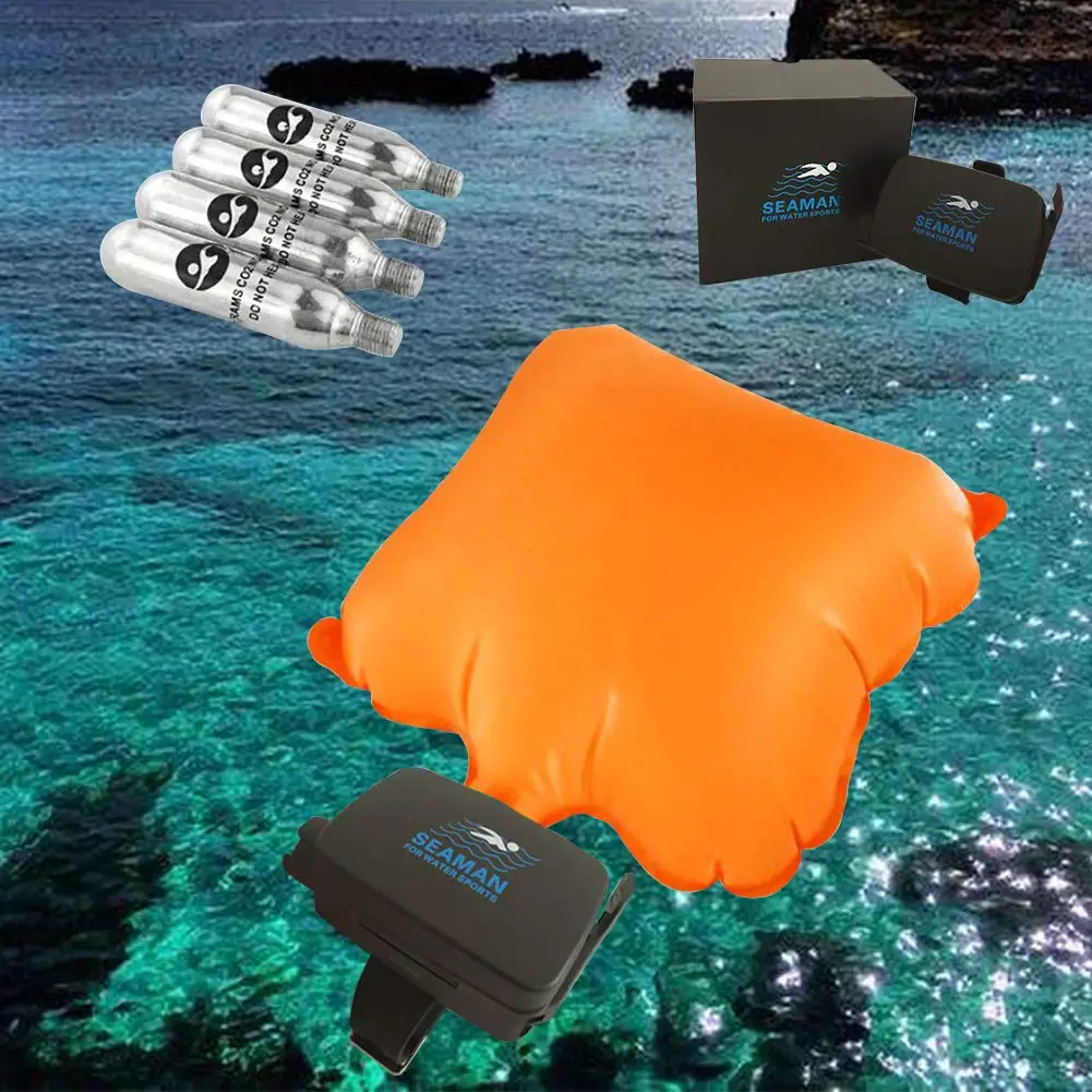 swimming and diving Lifesaving bracelet lifesaving Wristband Emergency Flotation Device Self-help Airbag TPU air bladder