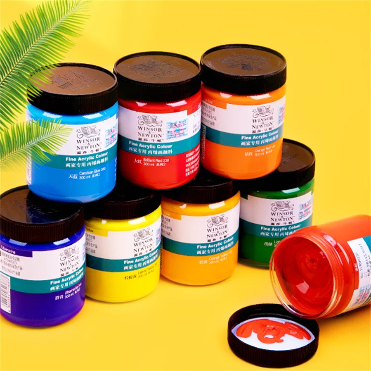 Нетоксичный 300 мл Winsor & Newton профессиональный художник акрил цвет Высокое качество акриловая краска