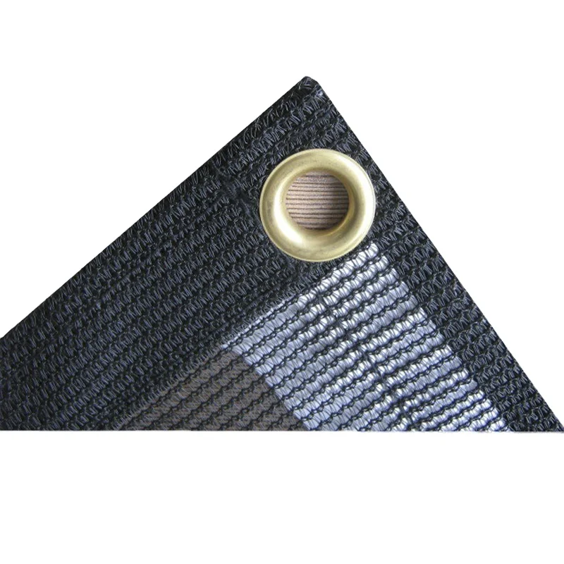Анти-тянущий Эластичный черный сетчатый брезент Водонепроницаемый для галстуков тени заборы навесы самосвала