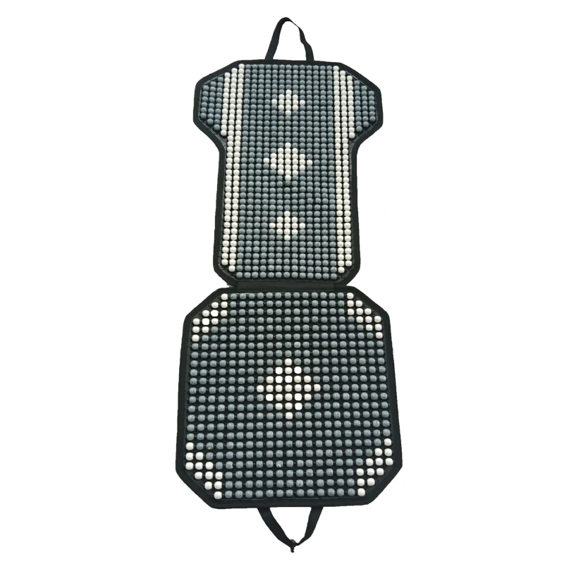 Universal Wooden Bead Car Seat Cover Natural Wood Beads Seat Mat Massage Breathable Seat Cushion