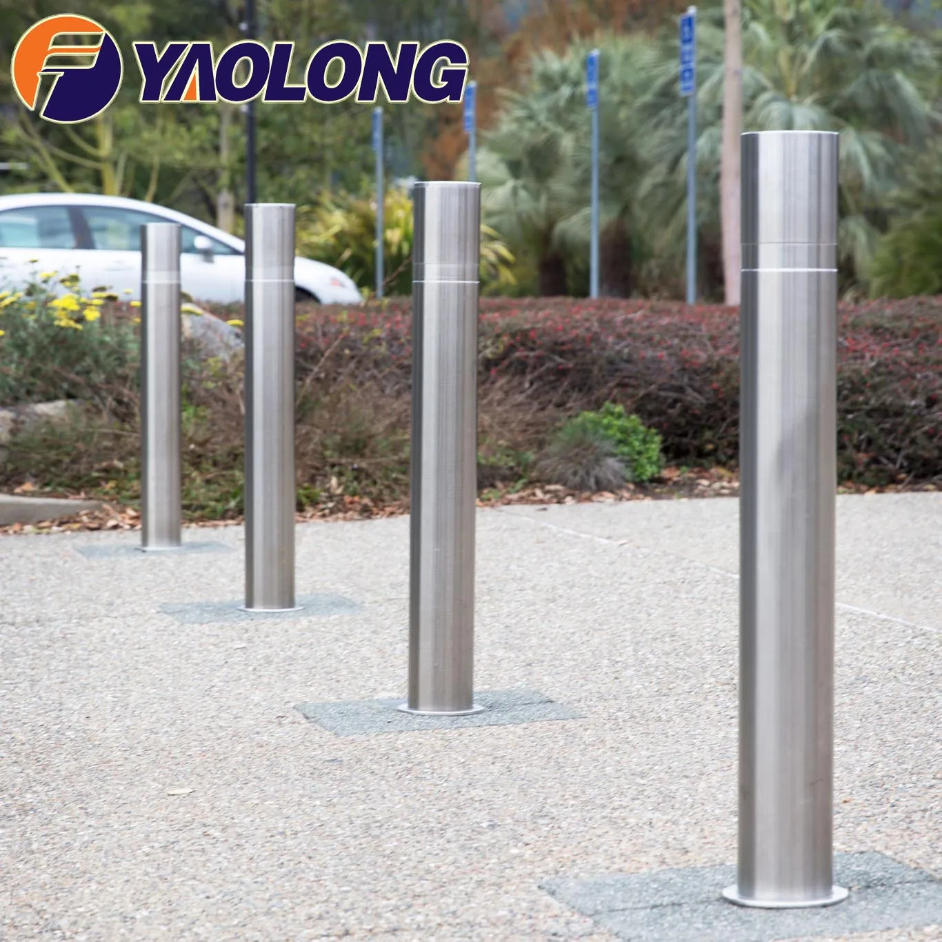 stainless steel traffic types of bollard for roadway safety