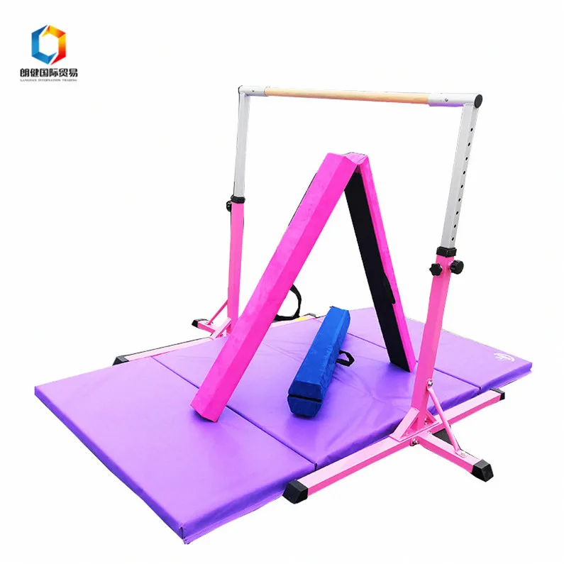 Kids Fitness Adjustable Fitness Exercise Gym Equipment Bar Horizontal Training Bar