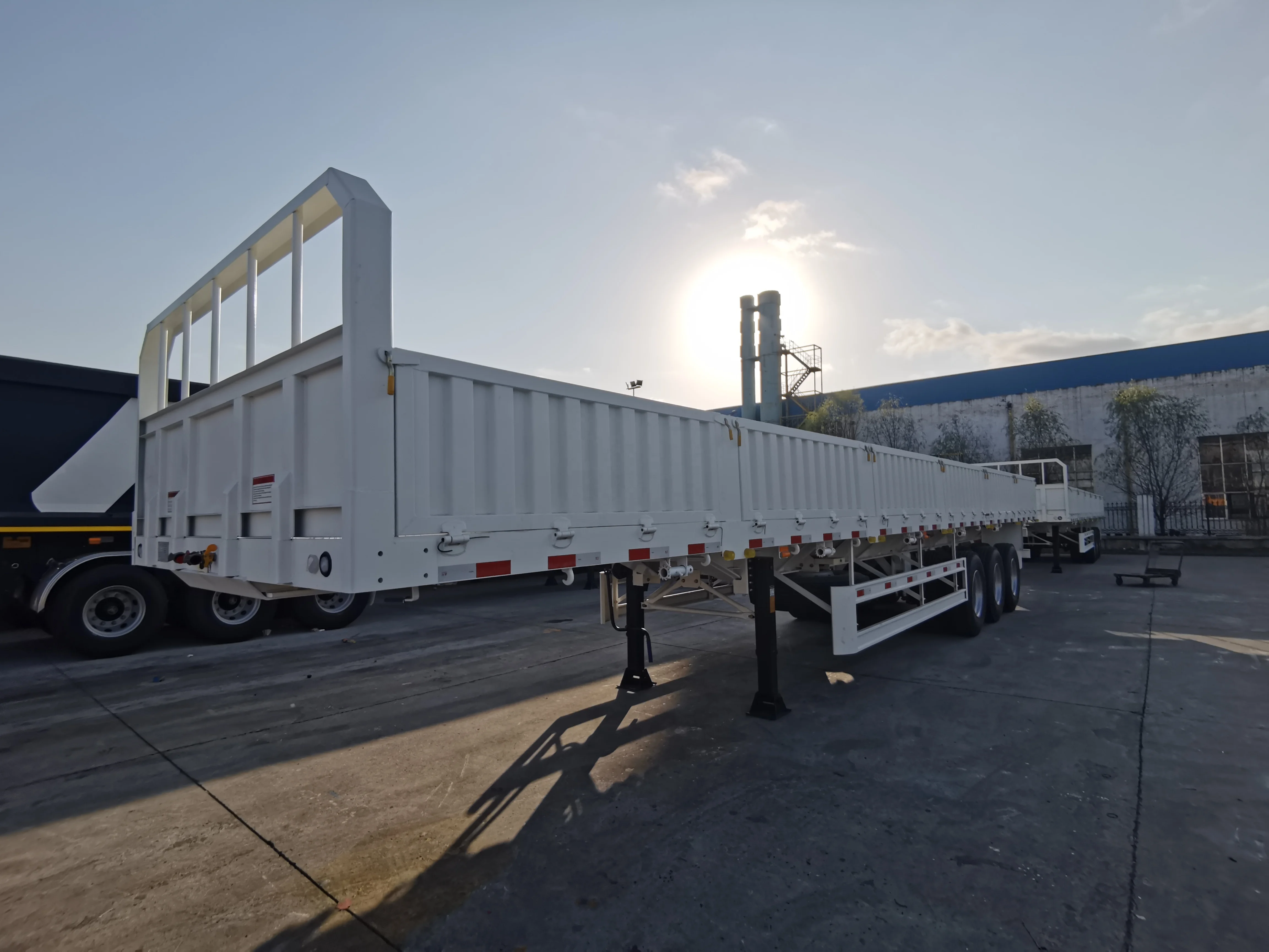 40ft прямая с завода 30Ton 40Ton 3 оси бортовой полуприцеп боковой стенкой прицеп для эффективной транспортировки грузов