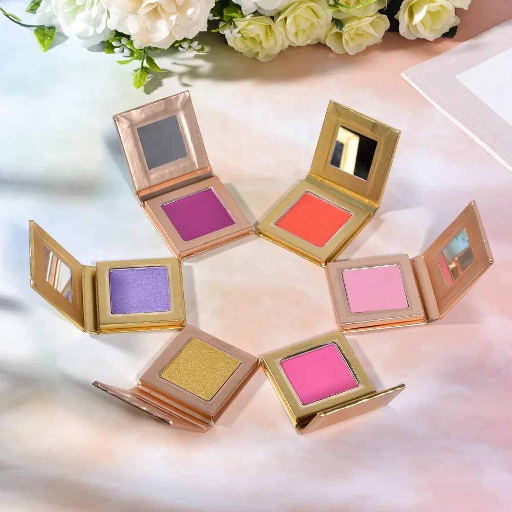 DIY Your Face Makeup Multiple Use Contouring Pressed Powder Vegan Face Blush Custom Palette