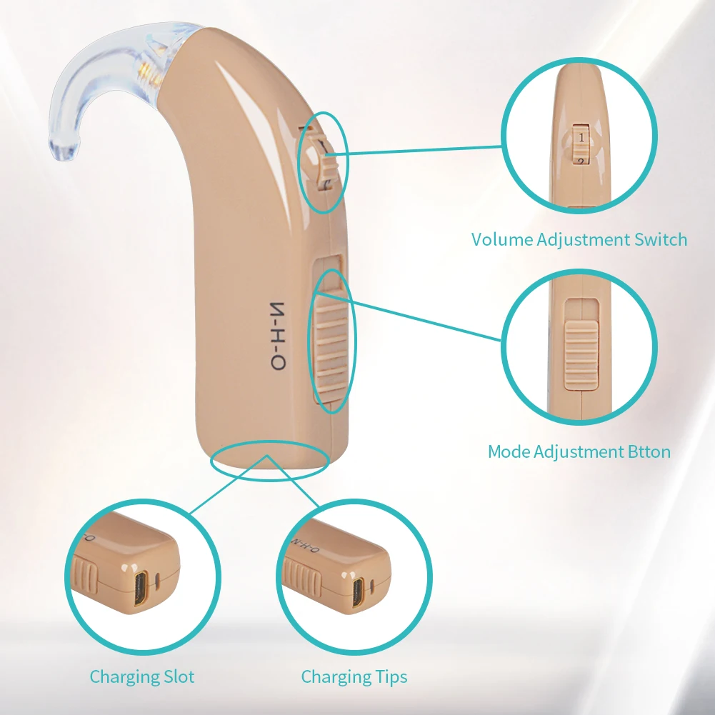 
China Hearing Aids Rechargeable Hearing Amplifier digital programmable hearing aid 