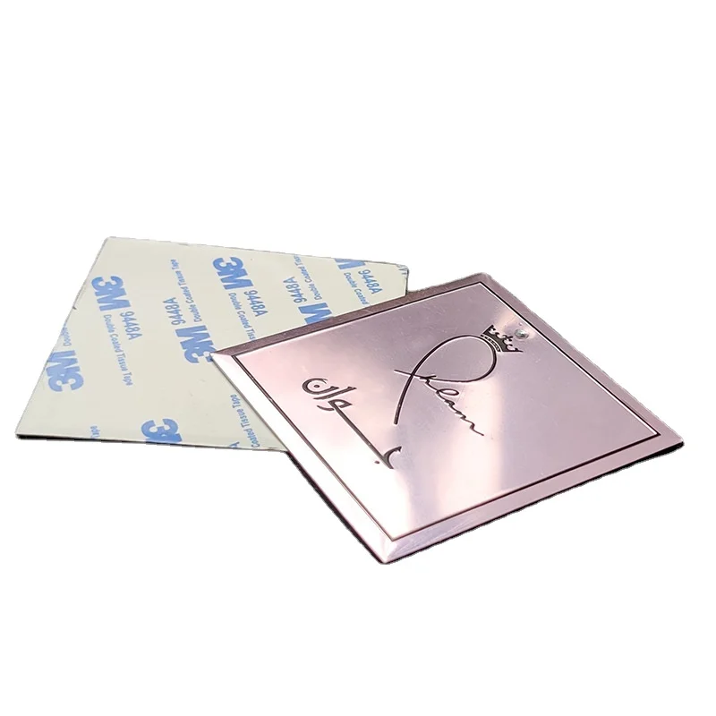 Metal Logo Sticker Label For Perfume Vendors Customize Labels Home Fragrance Private Label Stickers Of Bottle Perfume