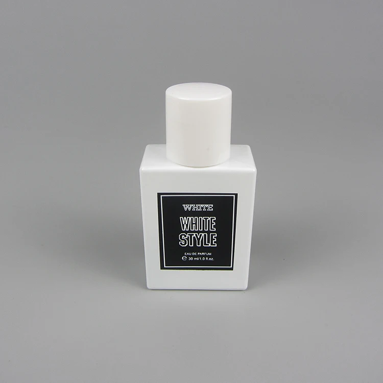 Black Luxury Beautiful High Quality square Shape Empty Spray Perfume Pump Glass Bottle 30 ml