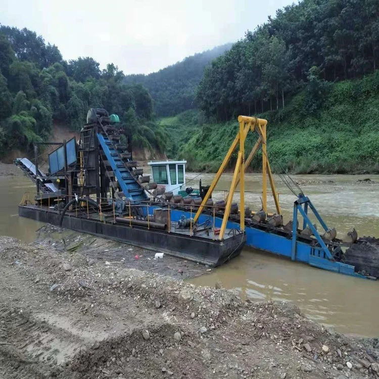China Mini Sand Dredger Boat / Dredge Machinery / Gold Mining Dredger  for sale